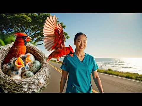 The Heartwarming Rescue: The Vet, the Cardinal Family, the Ocean, and the Second Chance at Life.