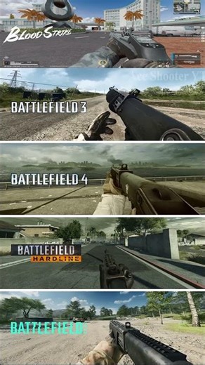 SPAS 12 Compared between bloodstrike vs battlefield3 vs battlefield4 vs battlefieldhardline vs battl