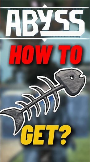 How to Get Fish Bone in Abyss?😄 #roblox #abyss
