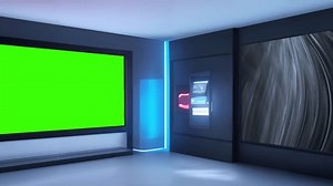 Futuristic 3d Virtual Studio Futuristic Interface Stock Footage Video (100% Royalty-free) 1100539321 | Shutterstock