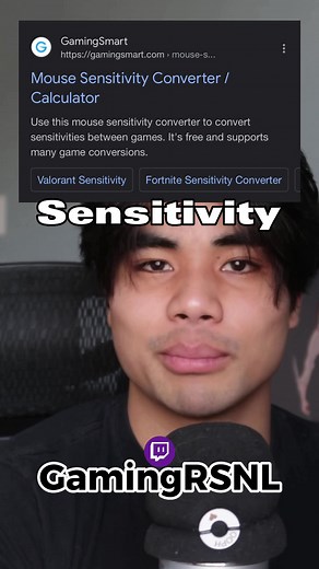 How to Keep Same Sensitivity Across Different Games