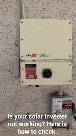 SolarEdge Inverter Not Working - How to Check!