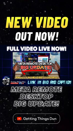 JDun on Instagram: "🚨 Meta Remote Desktop Just Got a MASSIVE Upgrade! 🚨 Meta has officially leveled things up with a HUGE Remote Desktop update, and this one changes everything. You can now control your Windows 11 PC or laptop directly from inside your headset using hand tracking OR controllers🚀 N o mouse or keyboard required 😮‍💻✨ In this video, I break down 👇🏾 🖐️ Full hand tracking control for mouse input 🎮 Controller support as a virtual mouse 🖥️ Ability to add up to 2 virtual displa