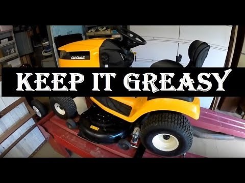 How To Grease & Lubricate the Cub Cadet XT1 - LT46 Lawn Tractor