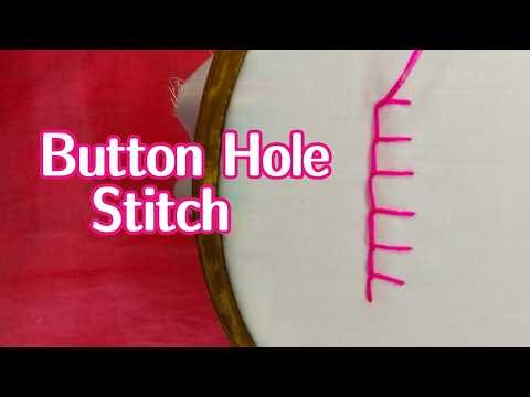 Buttonhole Stitch | Buttonhole Stitch | Hand Embroidery Basic Series | Bengali