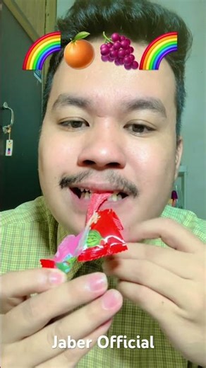 ASMR GUMMY CANDY EMOJI CHALLENGE🌈🍊🍇🌈 #asmr #emojichallenge