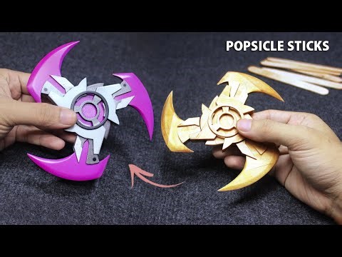 EASY DIY - Making my Cool Mitsudomoe (BORUTO) Shuriken from Popsicle Sticks
