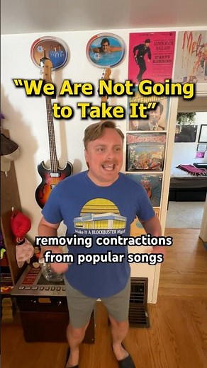 removing contractions from popular songs