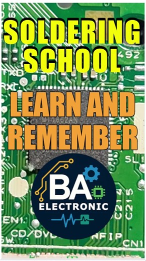 Soldering School - Learn & remember #solderingtips #problemfix #solderingmethods #repair