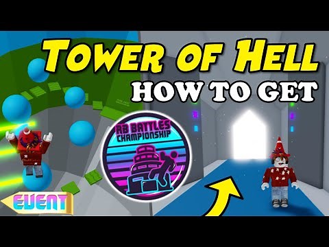 How to Get Tower of Hell RB Championship BADGE for Winner's Wings (Roblox RB Battles Season 3)