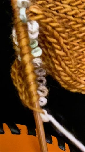 Goodbye waste yarn 👋 Kait is working on something new… 🧶#knit #yarn #knitting #knittersofinstagram #wasteyarn #pickedupstitches | Northampton Wools