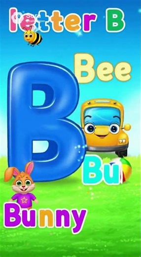 This is letter B #kid #english #characters #letter #education #children