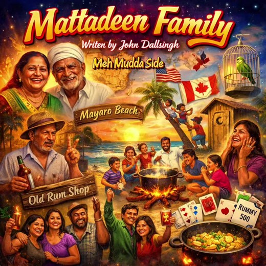 Family is not just blood. It’s memory. Laughter. Fighting. Forgiveness. Love. This song is for the Mattadeen family From Trinidad to everywhere life carried us We’re older now, but the love never left Once your blood, always your blood It’s never too late to come back together Mattadeen Family Song written by John Dallsingh #EqualBalanceLife #ChutneySoca #FamilyIsEverything #Trinidad #Mayaro