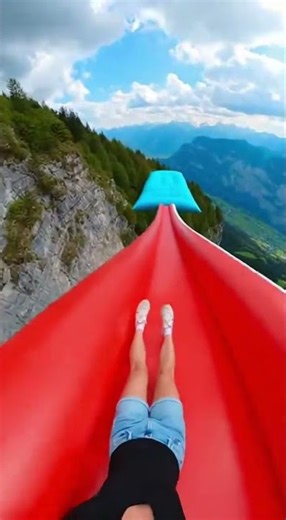 GoPro View Of A Completely Insane Cliff Stunt 😱