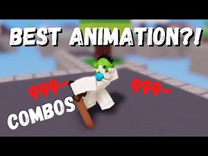 BEST ANIMATION For Combos And + Reach? (Roblox Bedwars)