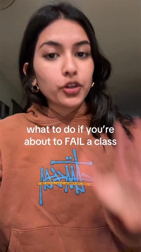💔what to do if you’re about to FAIL a class!! #college #classes #schedule #fail #gpa #freshmanyear #freshmen #senioryear #seniors #class | Fatimah Hussain