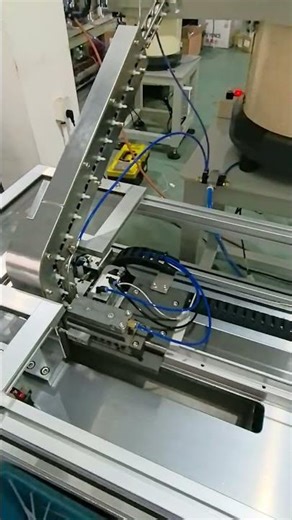 Aerosol valve dip tube fitting machine having maximum length of 320mm