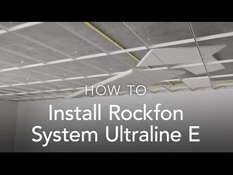 Installing Rockfon System Ultraline E | System Installation