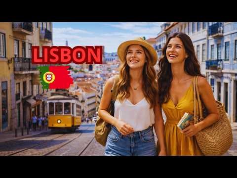 Lisbon City Walk 4K 🇵🇹 | Exploring the Beautiful Streets of Downtown Lisbon