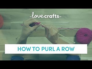 How to Purl Stitch (p) in knitting | knit #withme