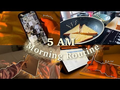 Study vlog | 5 AM Morning routine | studytea