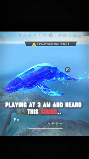 The new whale have very scary sounds🥶🐳 #freefire