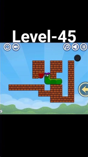 Only Pros Can Beat This 😤 | Snake & Apple Level 45 🐍🍎