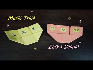 How to Make Origami Magic Trick | Fun Origami Magic Trick | DIY Magic Trick | Paper Pastime | Crafts