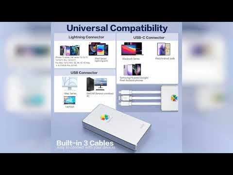 Review: iDiskk 2TB App-le Certified External Hard Drive for iPhone 17 & iPad Android Mobile 2T...