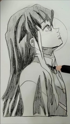 How to Draw Muichiro Tokito (Demon Slayer)-Step-by-Step Tutorial!#`漫画の描き方`#`鬼滅の刃 絵`#demonslayer