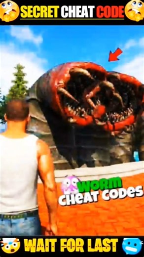 Monster Worm Cheat Code 😱💥 Indian Bikes Driving 3D #shorts #viral