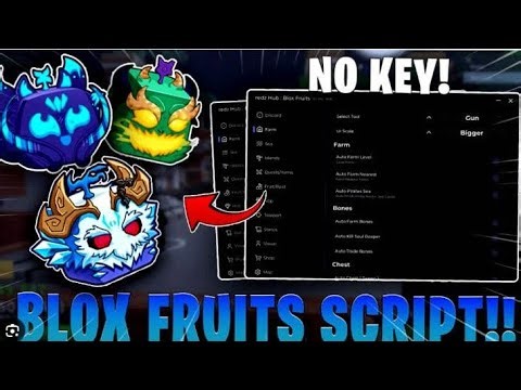 [NO KEY🔥] Blox Fruits Script — Auto Farm, Auto Dungeon, Auto Mastery, Auto Spin, PVP & More!