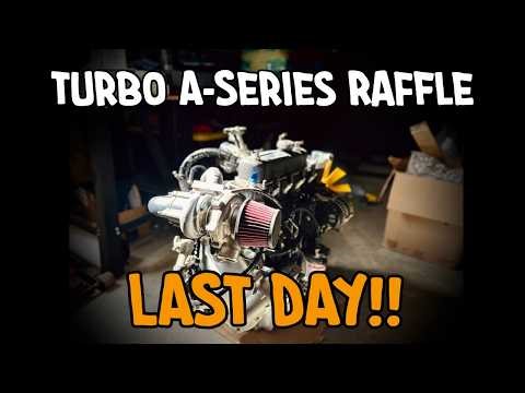 LAST DAY - RAFFLE | Turbocharged Classic Mini A-Series Engine