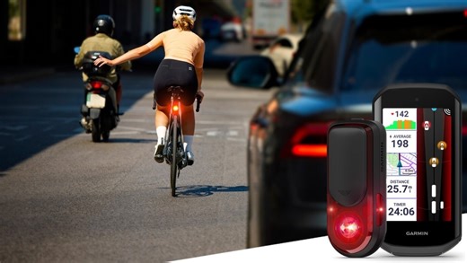 Garmin protège les cyclistes avec son feu/radar Varia RearVue 820