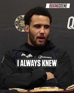 Moses Itauma reacts to his stunning 5th round finish of Jermaine Franklin last night #ItaumaFranklin