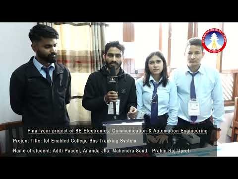 B.E. Electronics & Communication Final Year Project IOT Enabled College Bus Tracking System