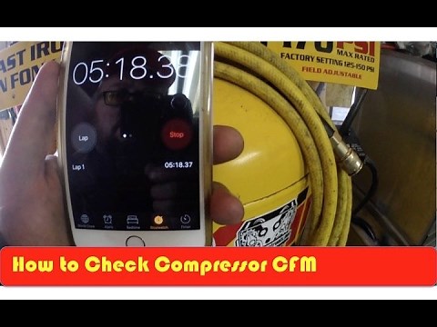 How to Check Compressor CFM