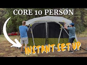 How to Set Up the CORE 10 Person Instant Cabin Tent