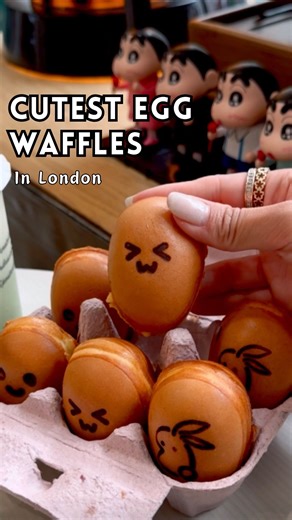 Becky | Food Blogger | Coffee Lover on Instagram: "Easter vibes incoming! 🐣✨ Now that Christmas & New Year are behind us, it’s time to spill the cutest secret in London… Meet the most adorable egg waffles you’ll ever lay eyes on at Hydor in Spitalfields! Even if you’ve had egg waffles before, I promise you’ve never seen anything this cute: tiny little eggs perfectly nestled in their own mini tray, looking almost too adorable to eat (but trust me, you will). They come with all sorts of delicious