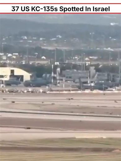 Dozens Of US Refueling Aircraft Seen In Israel!!
