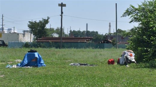 A Camden homeless services facility is to be placed near this city encampment