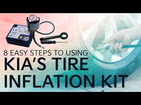 How to use Kia's Tire Inflator Kit #kia #inflation #tires