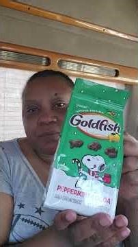 Mint Chocolate Goldfish Review #review #video #fyp #viralvideo #viralshort #viralshorts #food #vlog