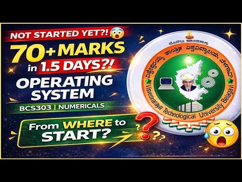 1.5 days left & OS still untouched? 😱Here’s a smart plan to target 70+ marks in BCS303 | Strategy