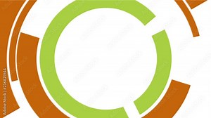 4k Rotation computer circles interface,tech GPS tracking system software scanning panel computer game.