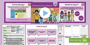 PSHE: KS1 Digital Wellbeing - Lesson Pack 5