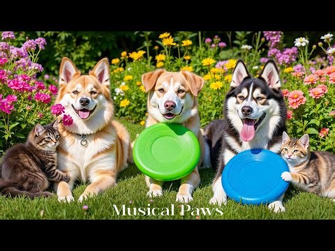 Music Pet TV for Dogs & Cats 🐶🐱 Gentle Music to Ease Separation Anxiety & Keep Pets Calm All Day
