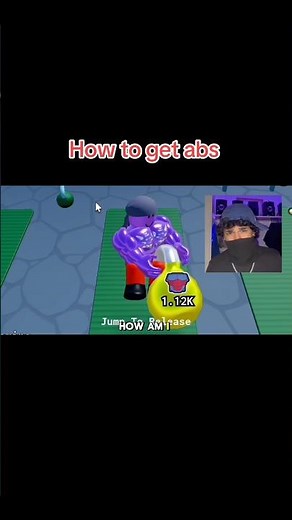 Prison pump: How to get ABS!💪😈 #roblox