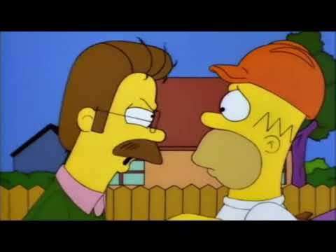 The Simpsons - Ned Flanders Nervous Breakdown - Long Flabby Arm Of The Law (Longer)