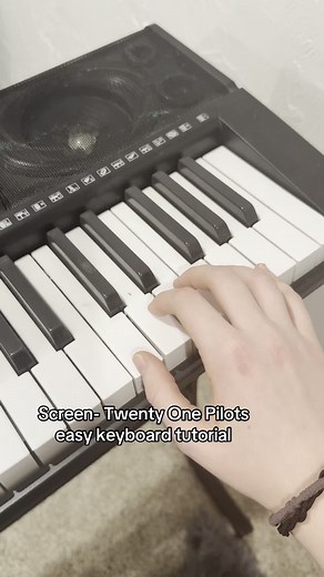 Easy Keyboard Tutorial for 'Screen' by Twenty One Pilots